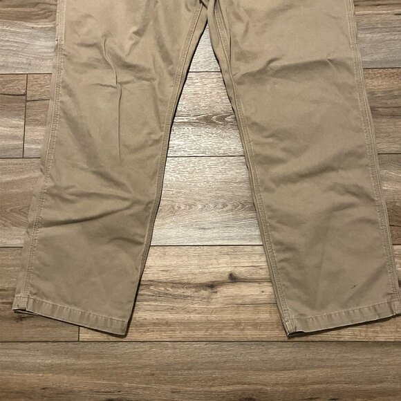 Men's Carhartt Relaxed Fit Carpenter Pants SIZE 40x30 Tan Casual Work B324-DKH - Picture 3 of 12